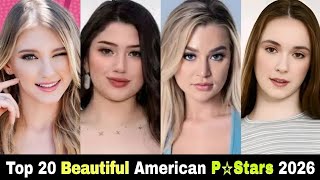 Top 20 Most Beautiful American PStars in 2026 !! Wealth