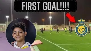 Ronaldo junior CRAZY First Goal for Al Nassr Club!!⚽💙
