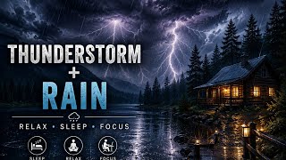 | 30 Minutes Rain and Thunder Sounds for Sleeping | Relaxing Rain Sounds |