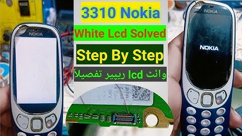 Nokia Ta-1030 White Lcd Solultion | ta 1030 white lcd ways | Nokia 3310 lcd ways | Ta 1030 Lcd ways