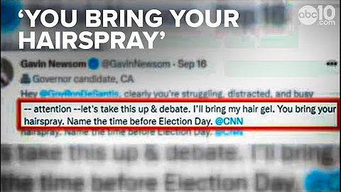 'I'll bring my hair gel' | Gov. Newsom keeps going...