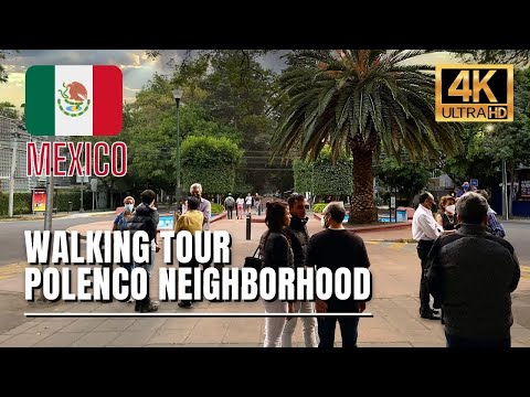 🇲🇽 Mexico City Walking Tour - Rich Polanco Colonia [4K Ultra HDR/60fps]