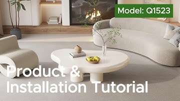 How to Assemble the Guyii Q1523 Cloud Coffee Table | Compact, Stylish, and Durable