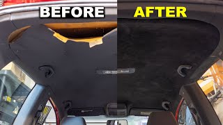 How To Fix Your MKV GTI Headliner FOR GOOD... Under $100!