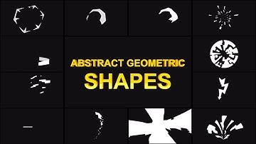 Abstract Geometric Shapes Unity Preview