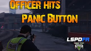 Officer Hits Panic Button LSPDFR GTA V Police Mod