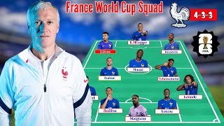 France Squad Announcement Didier Deschamps For Fifa world cup 2026 🔥🇨🇵 France Squad 2026