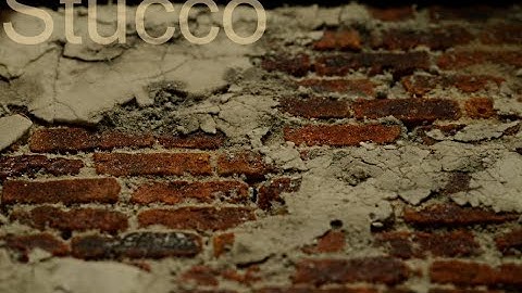 Realistic Old Cracked Stucco