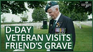 WW2 veteran visits friends grave | Bayeux War Cemetery | Commonwealth War Graves Commission | #CWGC