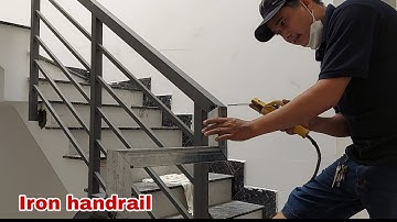 Cách mà người thợ làm tay vịn cầu thang bằng sắt