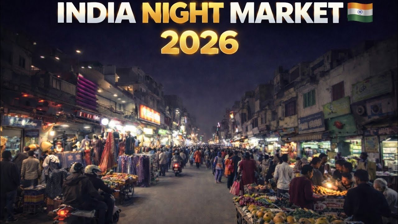 Indian Night Market 2026 | Real Nightlife of India 🇮🇳 | Homeless Rathee
