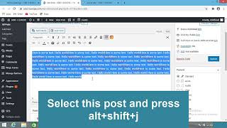 How to make a post justify in WordPress || Justify post using Classic editor and block editor mode