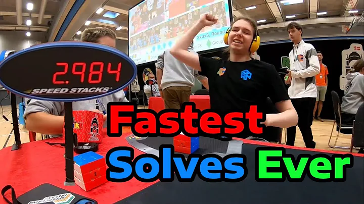 TOP 20 FASTEST RUBIK'S CUBE SOLVES IN HISTORY!