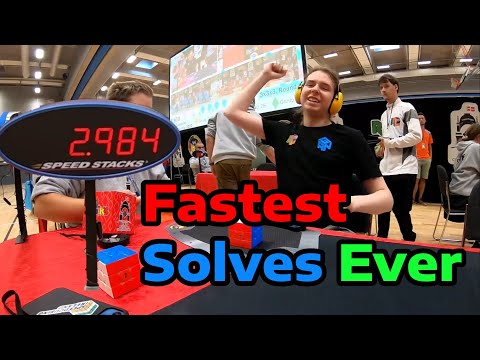 The 20 Fastest Rubik's Cube Solves of All Time!