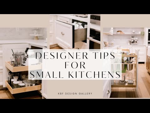 Design Tips for Small Kitchens - YouTube