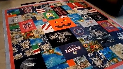 How to Make a Collage Style T-Shirt Quilt