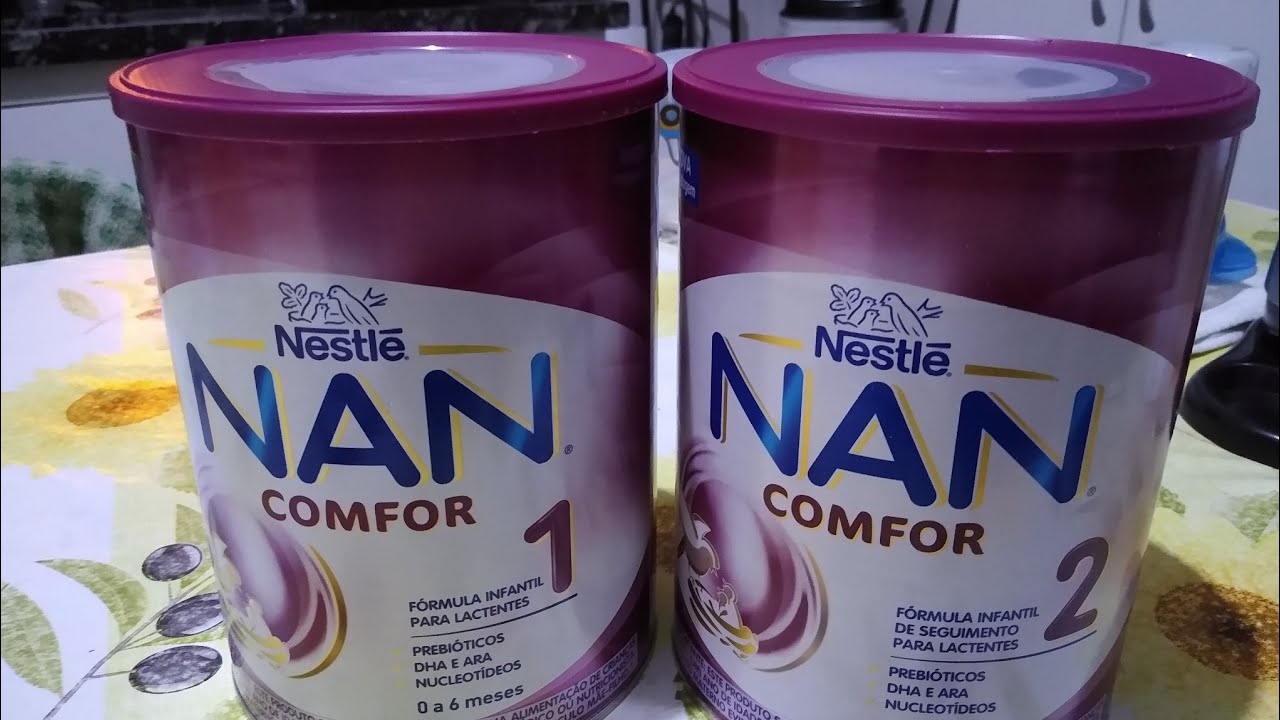 👶DIFERENÇA ENTRE NAN COMFOR 1 & NAN COMFOR 2🍼| Dia após Dia Maternidade ...