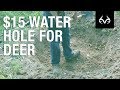 How to Make $15 Watering Hole for Deer