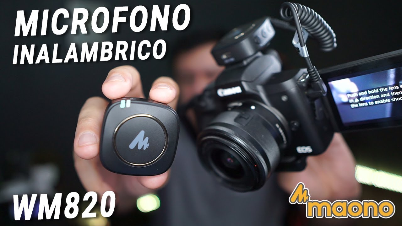 Microfono Inalambrico para Cámaras MAONO WM820