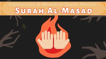 111. Surah Al-Masad | Ziyaad Patel | Understand & Memorize Quran Project | Juz 30