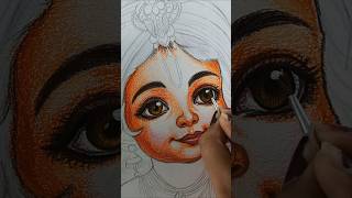 Lord Krishna Drawing| 🥰🌼 in progress ✨ #shorts #krishna #drawing #art