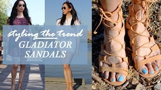 How To Style the Gladiator Sandal Trend LookMazing