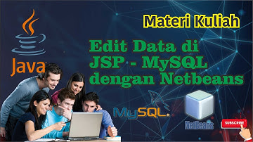 Edit Data di JSP - MySQL dengan Netbeans (Video 2)