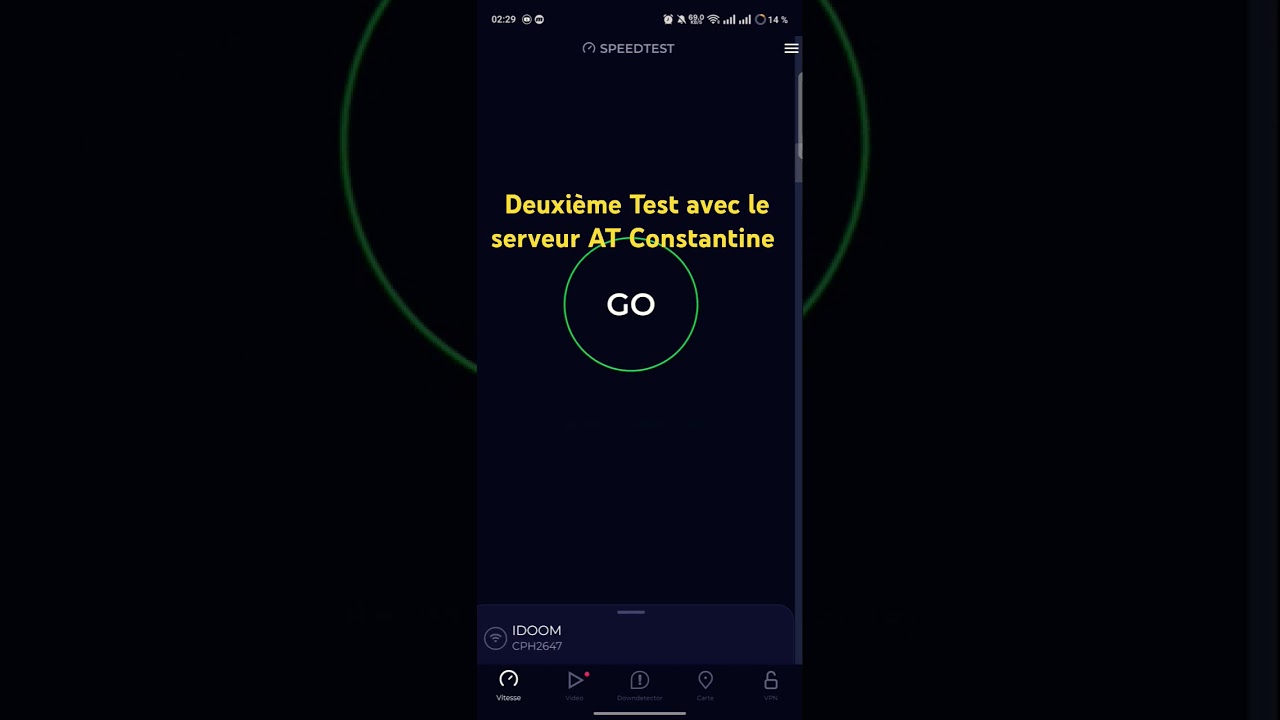 Test debit Algérie Télécom fibre Home 1.2gbps