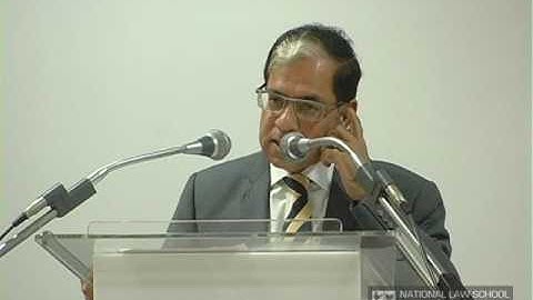 Justice A.K. Sikri : Mediation and Access to Justice in India, NLSIU Bangalore