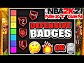 RANKING ALL THE DEFENSIVE BADGES IN TIERS ON NBA 2K21 NEXT GEN!