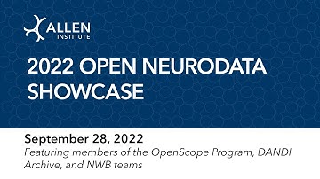2022 Virtual Neurodata Showcase