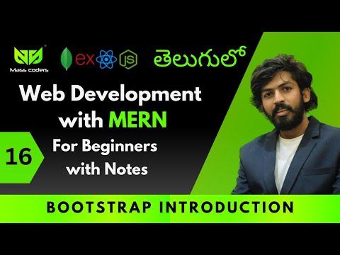 Introduction to Bootstrap in Telugu | MassCoders | Dodagatta Nihar
