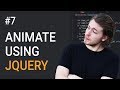 7: How to animate elements using jQuery - Learn jQuery front-end programming