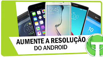 Como aumentar a resolução da tela do celular?