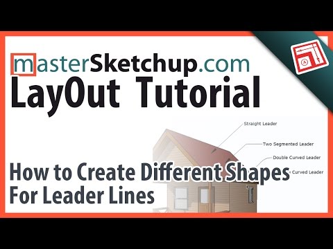 How to Create Different Shapes For Leader Lines in LayOut