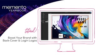 Boost Your Brand with Back-Cover & Login Logos with Memento Yearbook