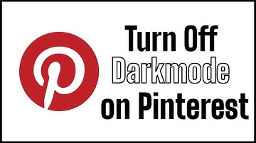 How To Turn On/Off Dark Mode On Pinterest | Enable Dark Mode On Pinterest