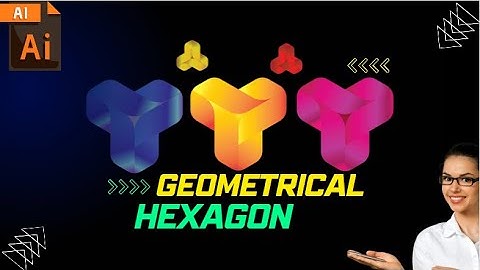 Adobe Illustrator Tutorial- Geometrical Hexagon/3D #logo Design #halamusic #azadchaiwala