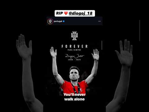 you will never walk alone DIOGO JOTS  ❤️⚽️Rip🙏🏽#liverpoolfc #portugal