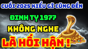 Tuổi Đinh Tỵ 1977 LÀNH ÍT Dữ Nhiều Hay CƠ HỘI Trời CHo? Bí Mật Cuối Năm 2025 CHƯA TỪNG TIẾT LỘ!