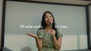 quitting social media is walking away from an artificial life 