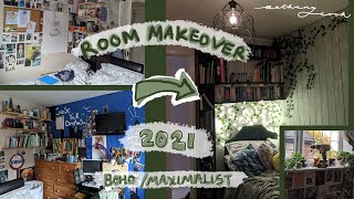 DIY Bedroom Makeover | Lockdown edition | Maximalist Boho Aesthetic