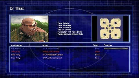 Command & Conquer Generals Zero Hour | GLA Stealth vs China Tank, USA & GLA (1v3 Hard AI Battle)