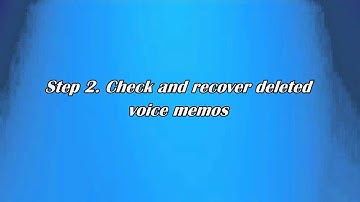 How to Recover Voice Memos from iPhone, iPad, iPod touch