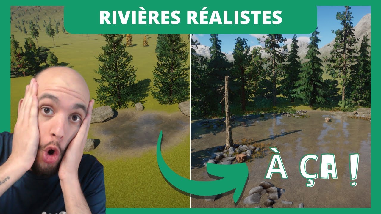 LACS, RIVIERES REALISTES - Step By Step ! - Planet Tuto EP2 - YouTube