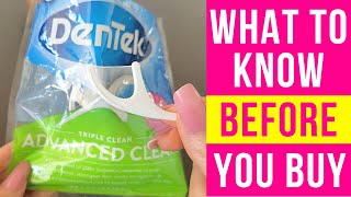 Review: DenTek Triple Clean Advanced Clean Floss Picks