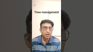 Time management series