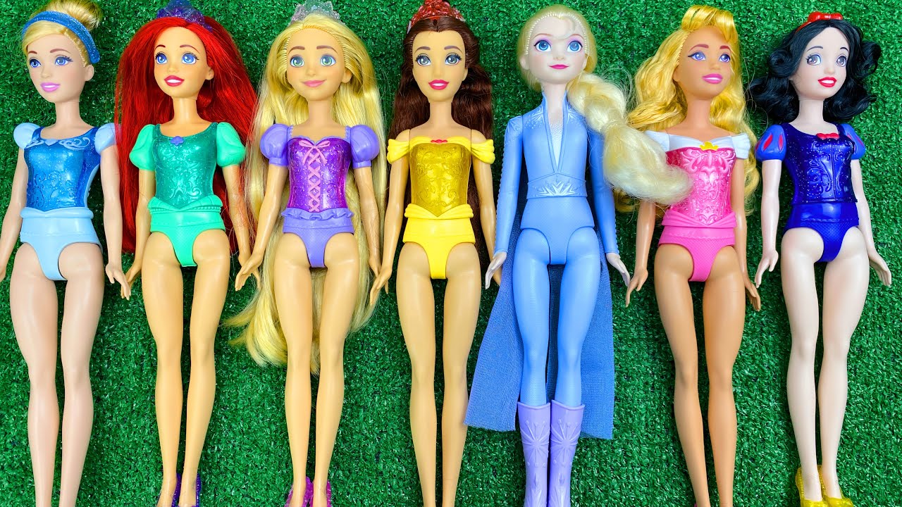 Satisfying with Unboxing & Review Disney Princess Frozen ELSA & Jasmine Toys! ASMR Relaxing