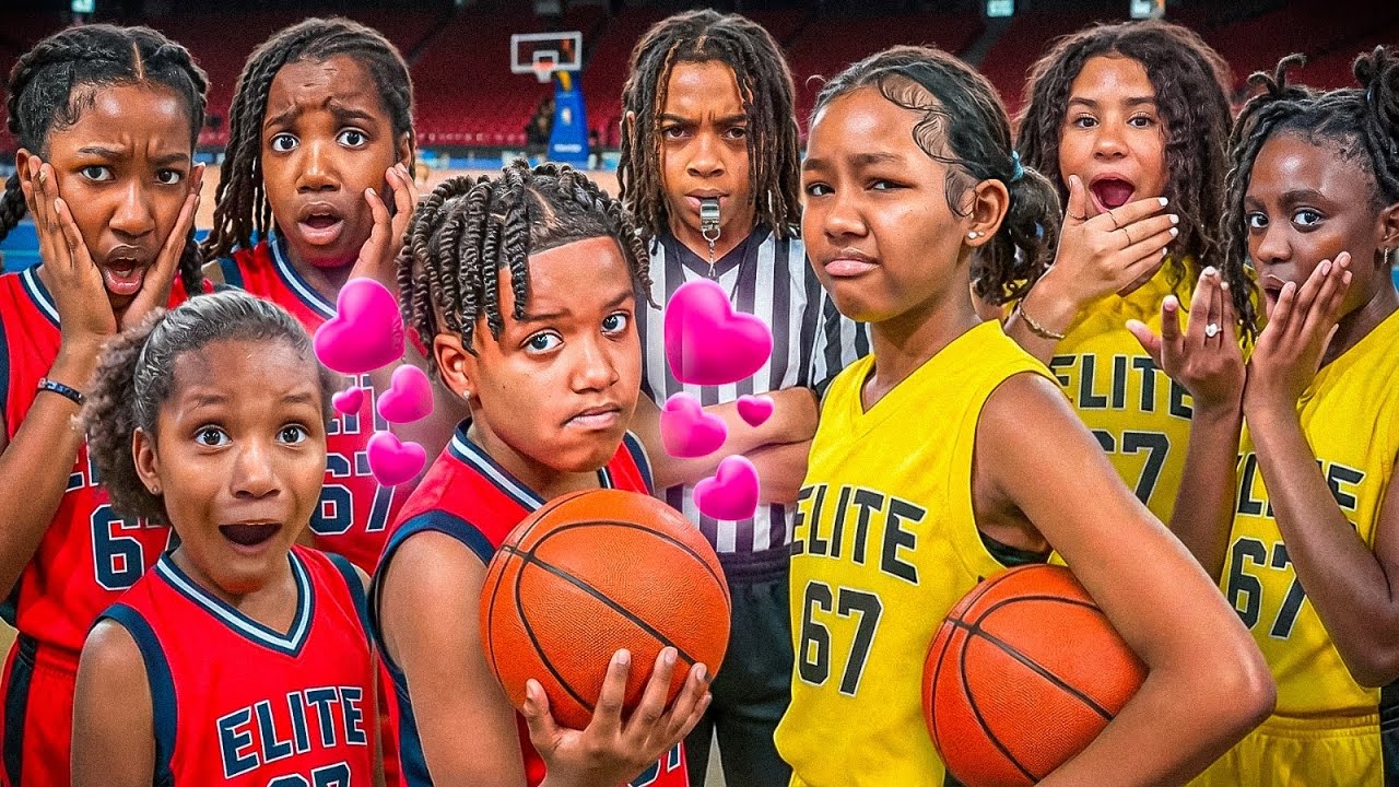 BOY PLAYS CRUSH IN BASKETBALL AT SCHOOL , HE INSTANTLY REGRETS IT | LITTLER BROTHERS SECRET ADMIRER