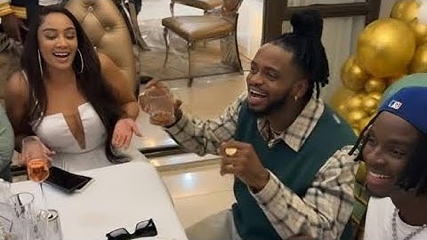 Diamond Platnumz Having Fun with Zari At Tiffah's birthday party 🎂 🎈